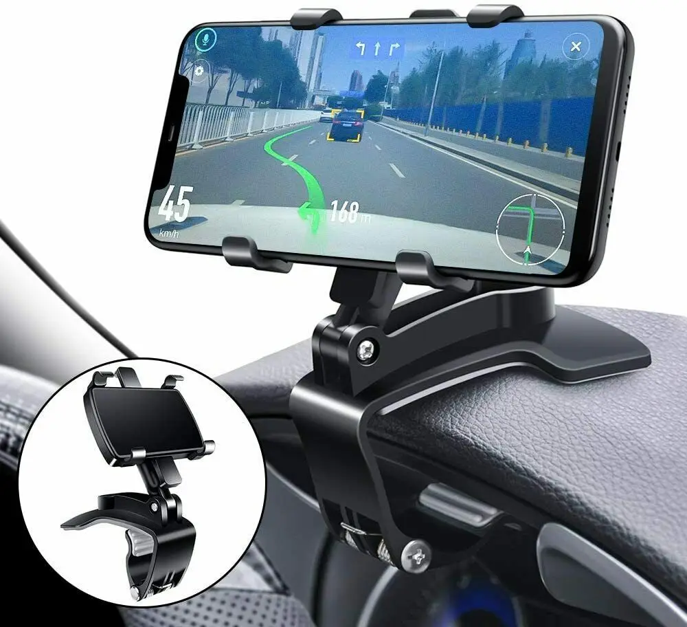 

360° Car Multifunctional Phone Holder Sun Visor Mirror Dashboard GPS Smartphone Mount Stand Universal Mobile Phone Accessories