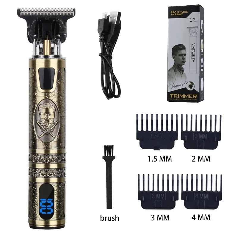 Electric Hair Clipper Wireless Digital Trimmer For Men Rechargeable Professional Shaver Beard Barber Cutting Machine | Бытовая техника