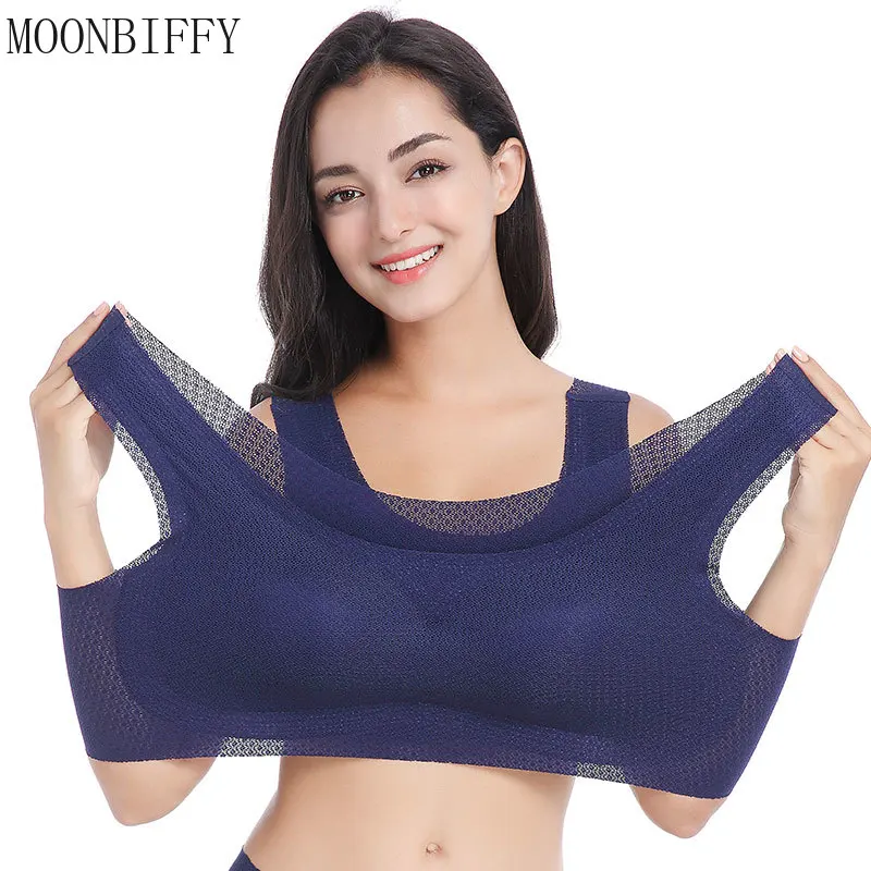 

Seamless Women Bras Lace Brassiere Beauty Back Push Up Bralette Large Size Active Bra Wire Free Female Underwear Soutien Gorge