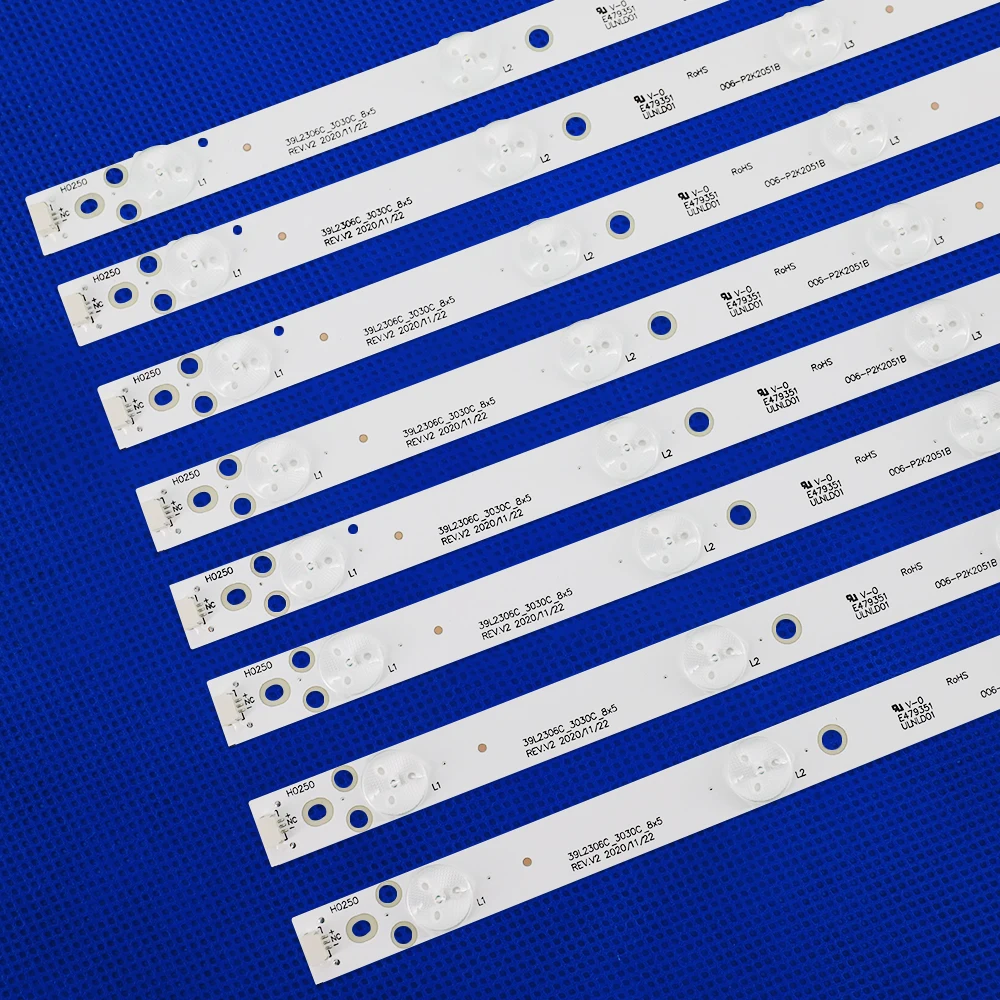 1 комплект = 8 светодиодный т. светодиодных лент для подсветки 5 ламп 39L2303C 39L2309C