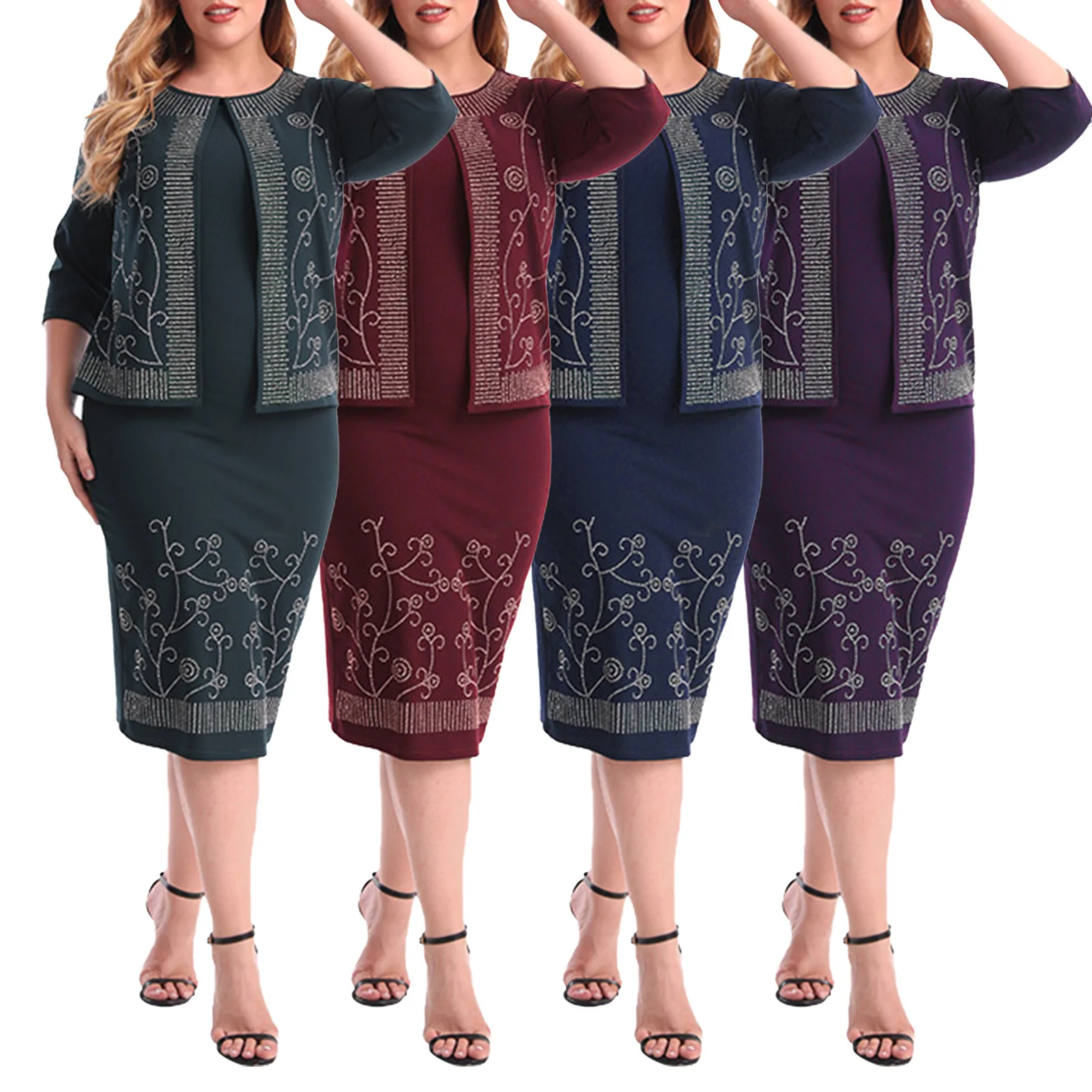

Elegant Satin Dresses for Women Evening Party Lady 2023 New Lady Elegant Knitting Lace Cape Dress Women Long Dresses Summer