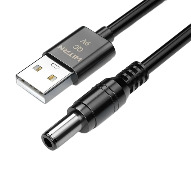 Конвертер QC3.0 USB-A в 5 5x2 мм USB-линия повышения мощности 9 В 12 Выход 1 2 М