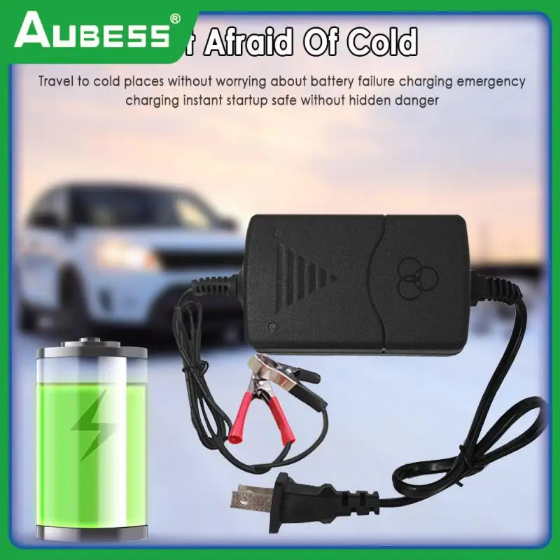 

12v Smart Rechargeable Sealed Lead Battery Charger Universal Car Battery Charger Portable Battery Charger Car Accessories
