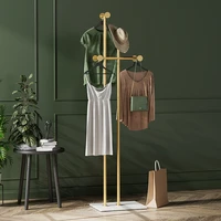light luxury and simple clothes racks bedroom household floor hangers italian high end coat hangers wrought iron clothing rack