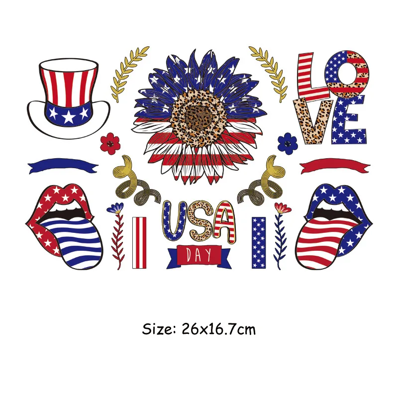 

26x16.7cm Colorful Letters Iron On Patches For DIY Heat Transfer Clothes T-Shirt Thermal Stickers Decoration Printing