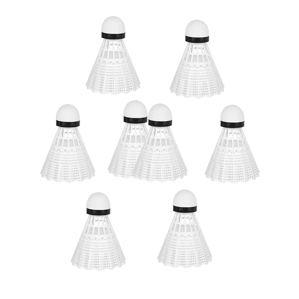 

8Pcs Lighting Nylon Shuttlecocks Useful Badminton Replacement Shuttlecocks