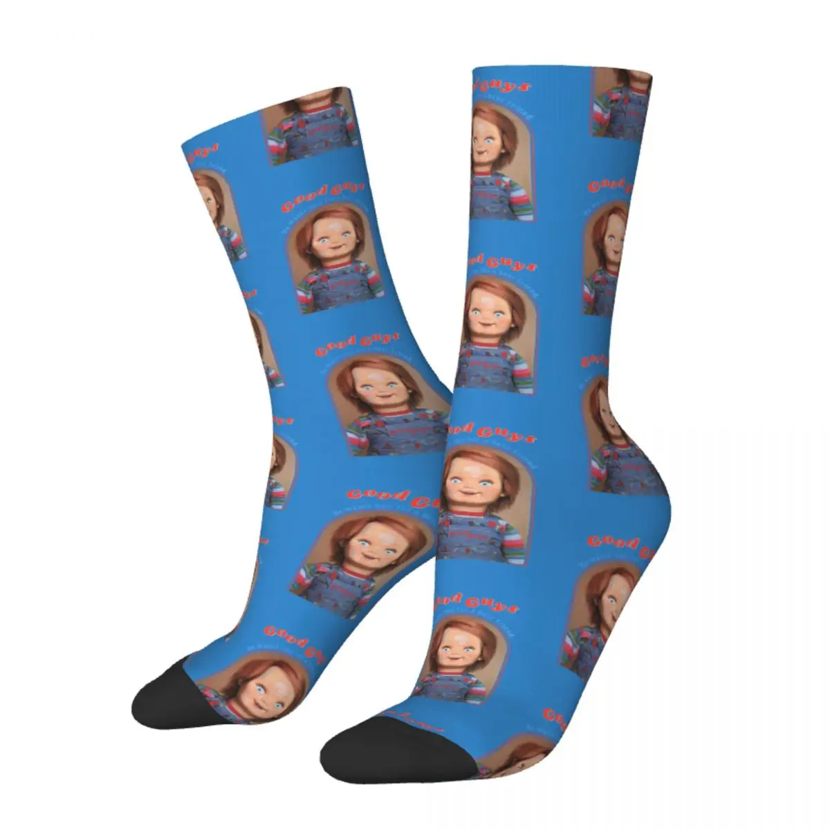 

Winter Warm Hip-hop Unisex He Wants You For A Best Friend Chucky Socks Child's Play Sweat Absorbing Football Socks