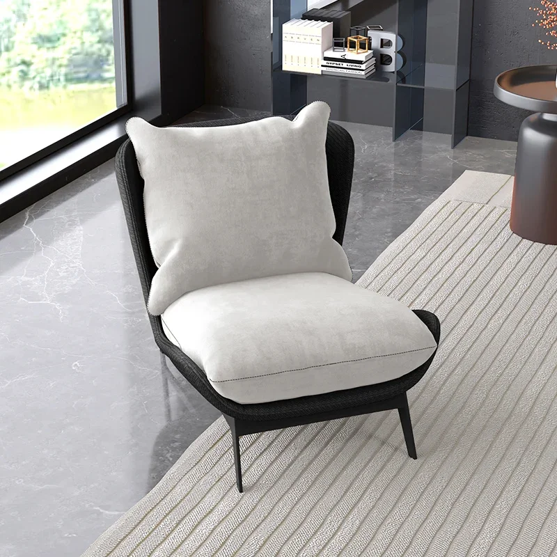 Современная мебель розовый бархат ленивая обивка диван стул для гостиной с