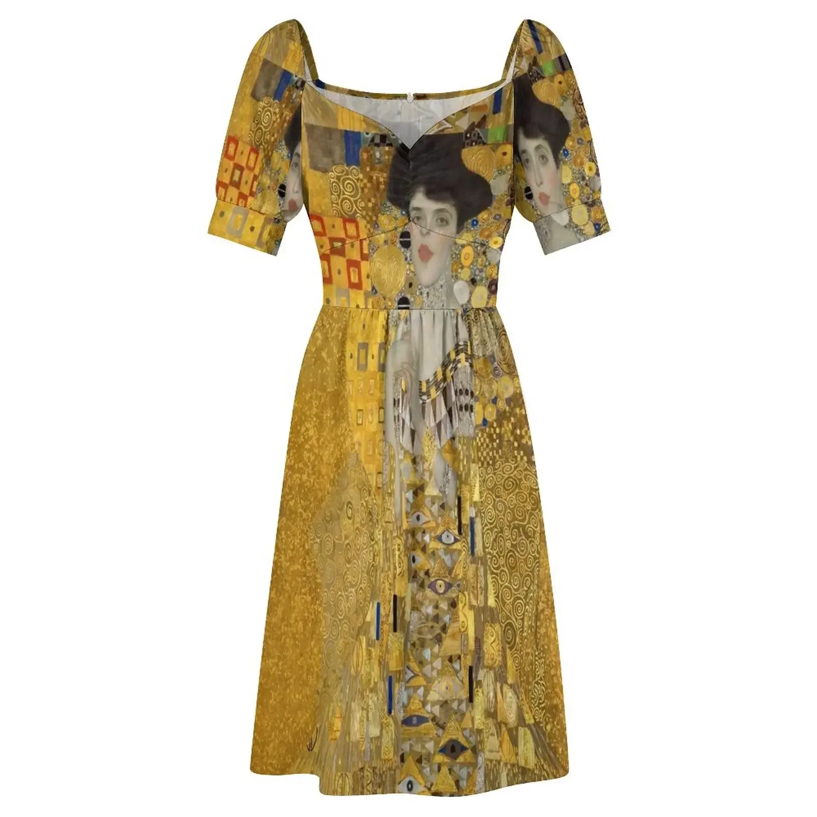 Густав Климт - Портрет Адель Блэч-Бауэр Платье без рукавов для девочек свадебное