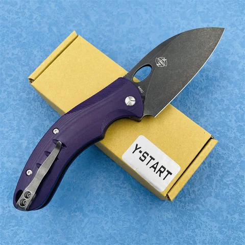 Складной нож Y-START LK5034, резец из стали 440C, с ручкой G10, для защиты и кемпинга