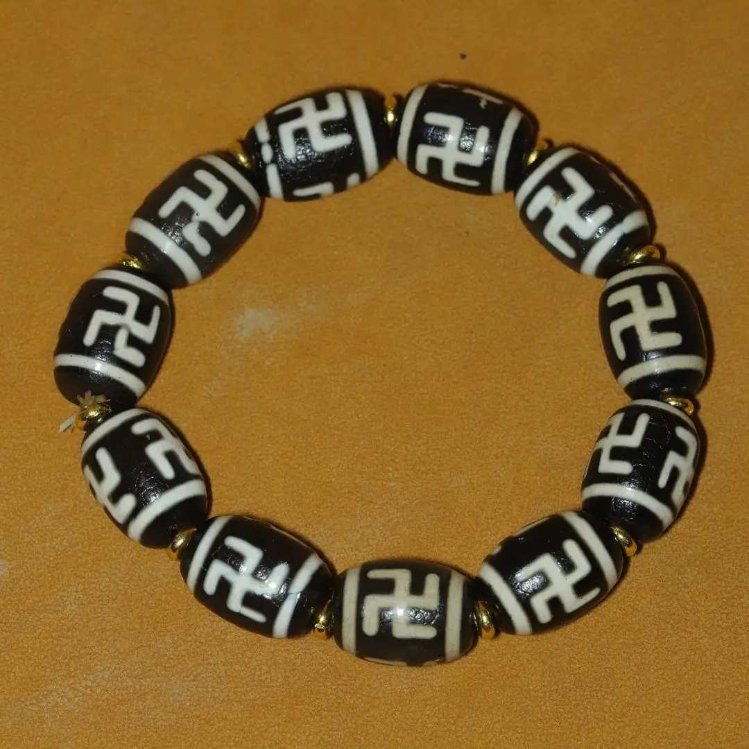 Антикварная антикварная коллекция тибетская ретро-натуральная старая агатовая