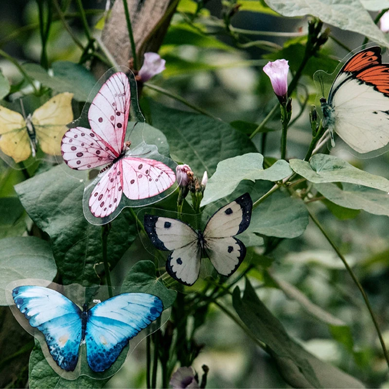 

Butterfly Dragonfly Sticker Diy Scrapbooking Diary Planner Decoration Sticker Album Diary Sticker Scrapbook Planner Decorative