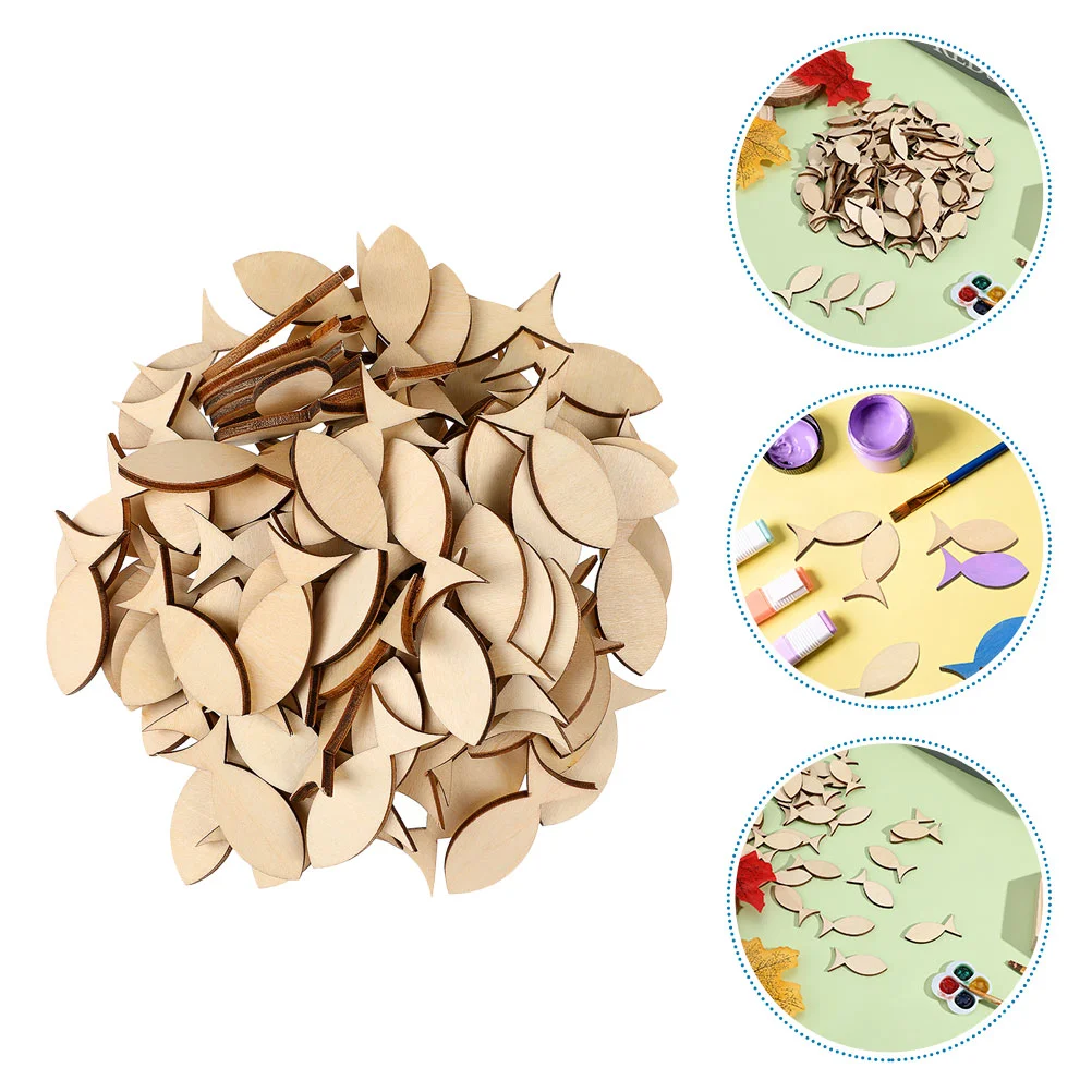 

Wooden Slice Unfinished Cutouts Craft DIY Painting Chips Adorn Animal Slices Trim
