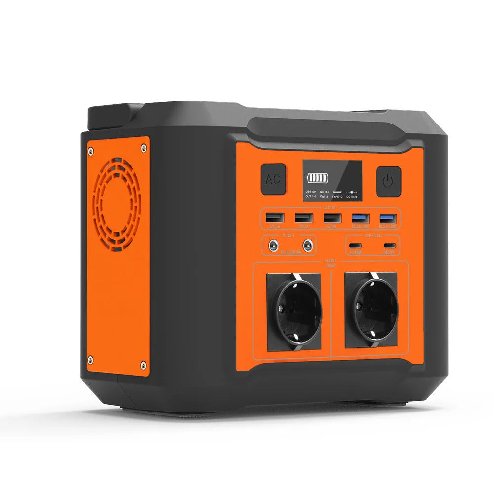 

GKFLY 80000mAh 220V Portable Power Station Emergency Energy Storage Pure Sine Wave Power Supply 300W Solar Generator Power Bank