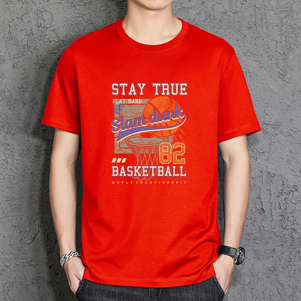 

Футболка мужская хлопковая с принтом в стиле Харадзюку, с принтом