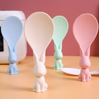 standing rabbit household spoon non stick rice shovel electric cooker spoon kitchen spoon rice shovel service spoon