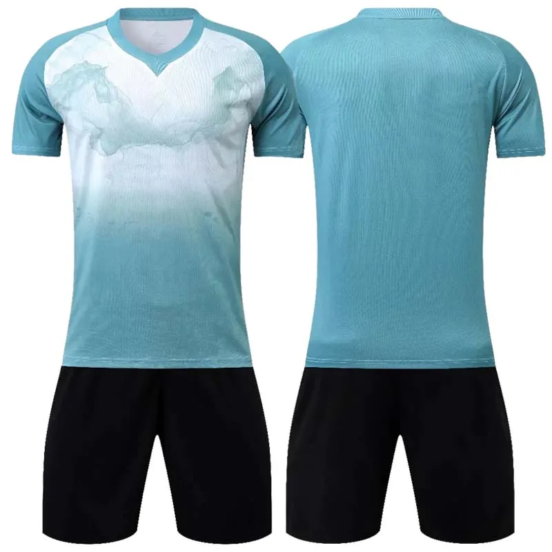 Summer New Football Training Uniforms Youth Jerseys Men Quick Drying T-Shirts Receive Haute Couture Football Training Uniforms