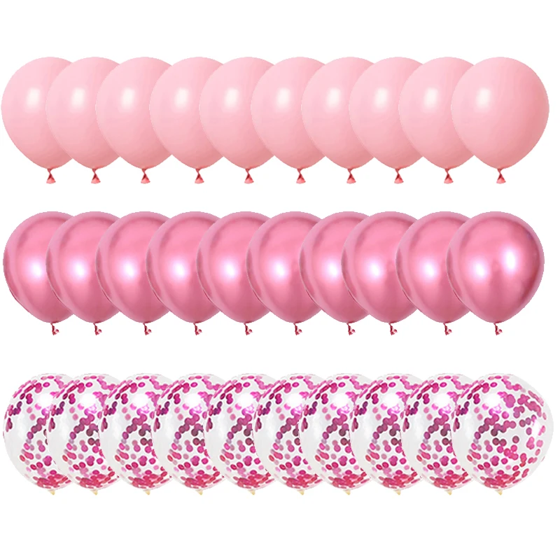 

30 шт., декоративные латексные шары 12/10 дюймов