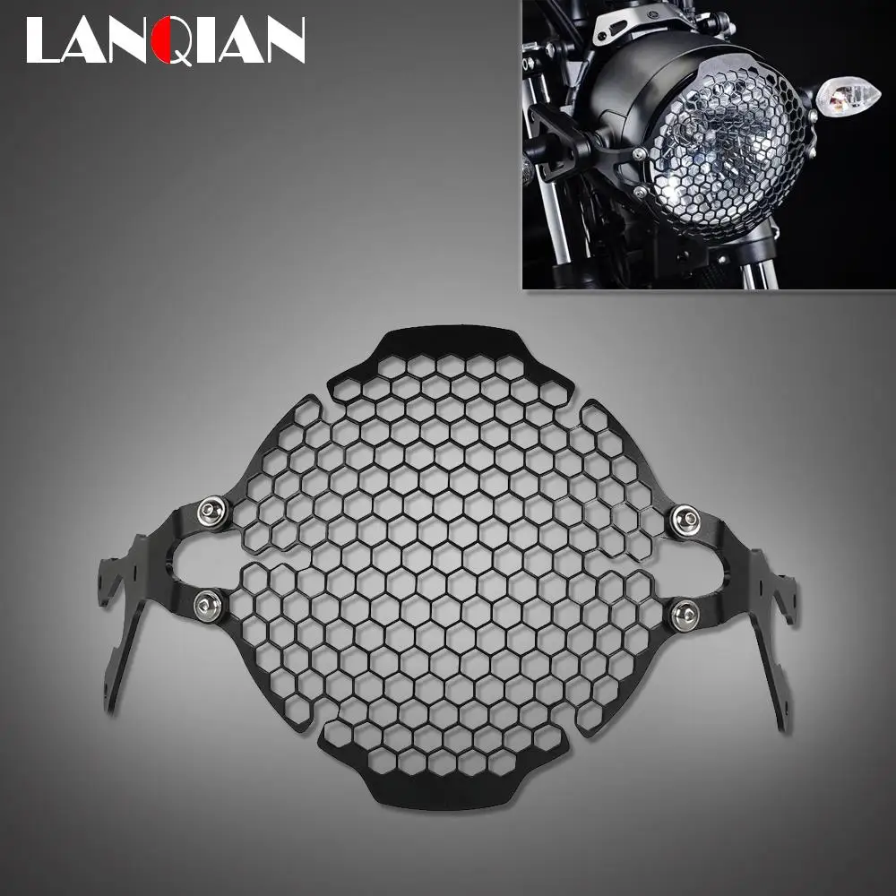 

For Yamaha XSR700 XTribute 2018 2019 2020 2021 XSR 700 2016-2021 Motorcycle Headlight Protection Cover Grill Head lamp Guard
