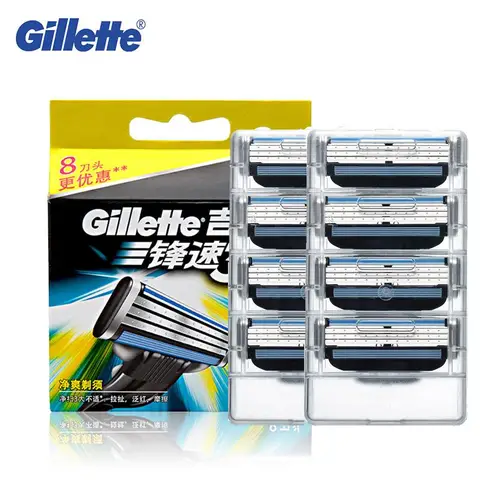 Gillette Mach3 Лезвия для бритвы 8 шт.