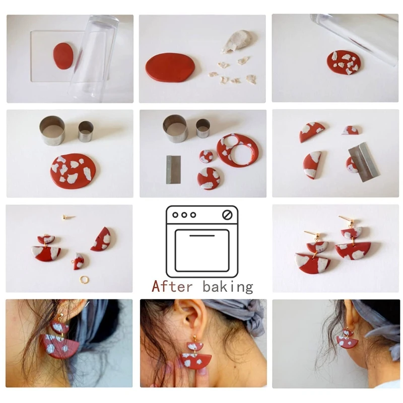 

Ремешок для глины, дизайнерская глина, ремешок из полимерной глины, режущая форма для рукоделия, тренд 2022, 24 шт.