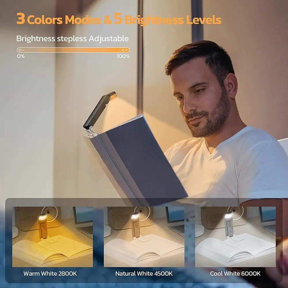 

Folding Bed Kid Eye Protection Reading Light Book Light Table Lamp Lights