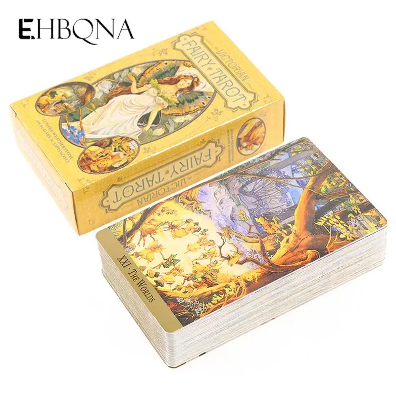 

Victorian Elf Tarot Deck Guidebook Card Table Card Game Magical Fate Divination Card PDF Guidebook For Women Girls Use