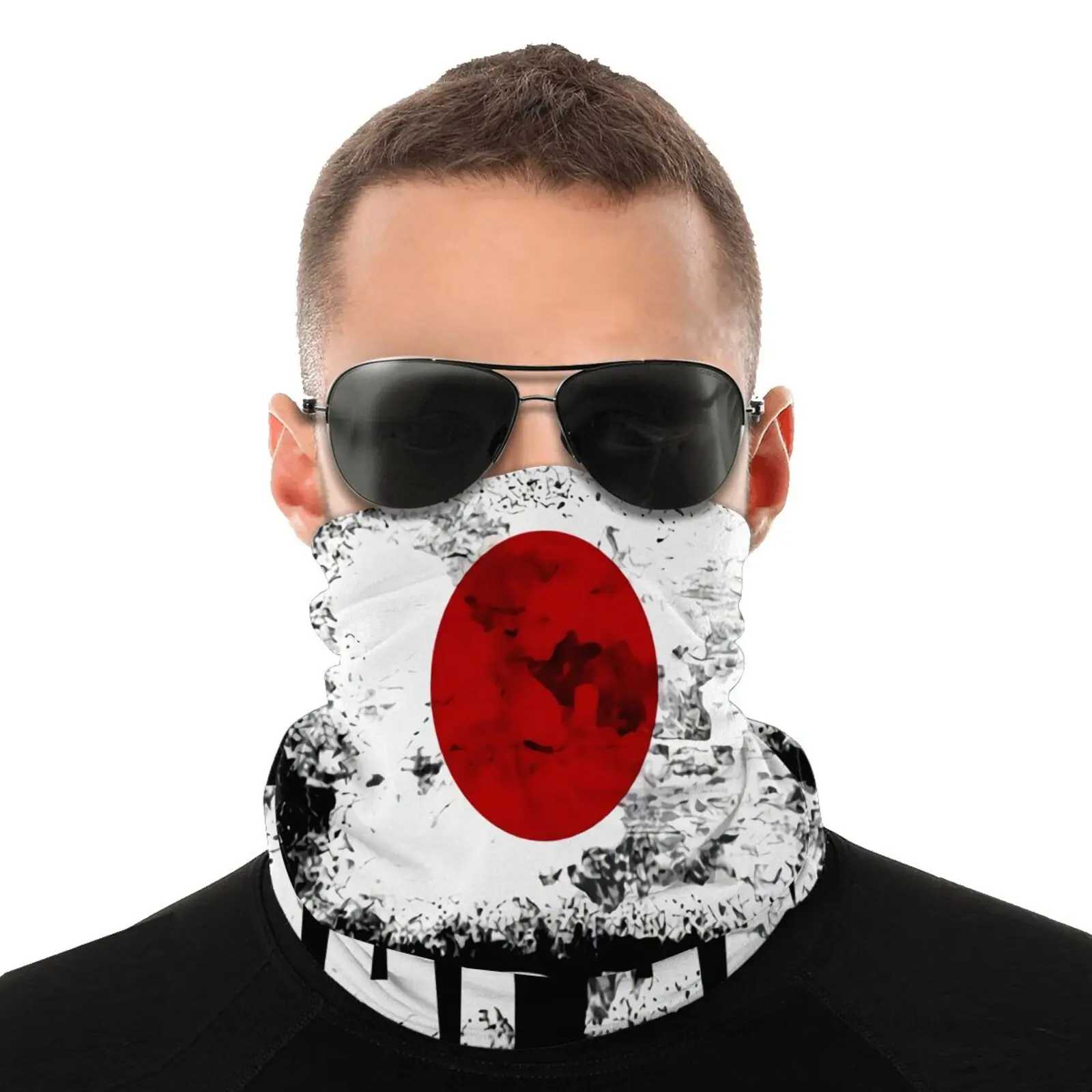 Бандана Мужская камуфляжная с японским флагом и |