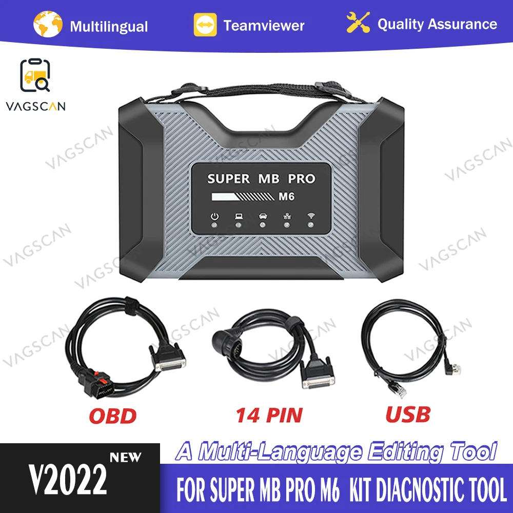 

Trucks OBDII Diagnosis Tool for M6 Super MB PRO M6 WiFi-Simple-Connect MB Star Diagnostic C4 C6 C5