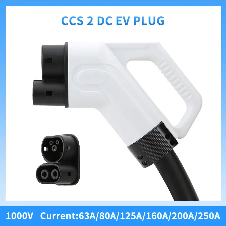 80a 150a 200a 1000v Ccs Тип 2 вилка Ccs2 Dc зарядное устройство соединитель Combo Разъемы Ev