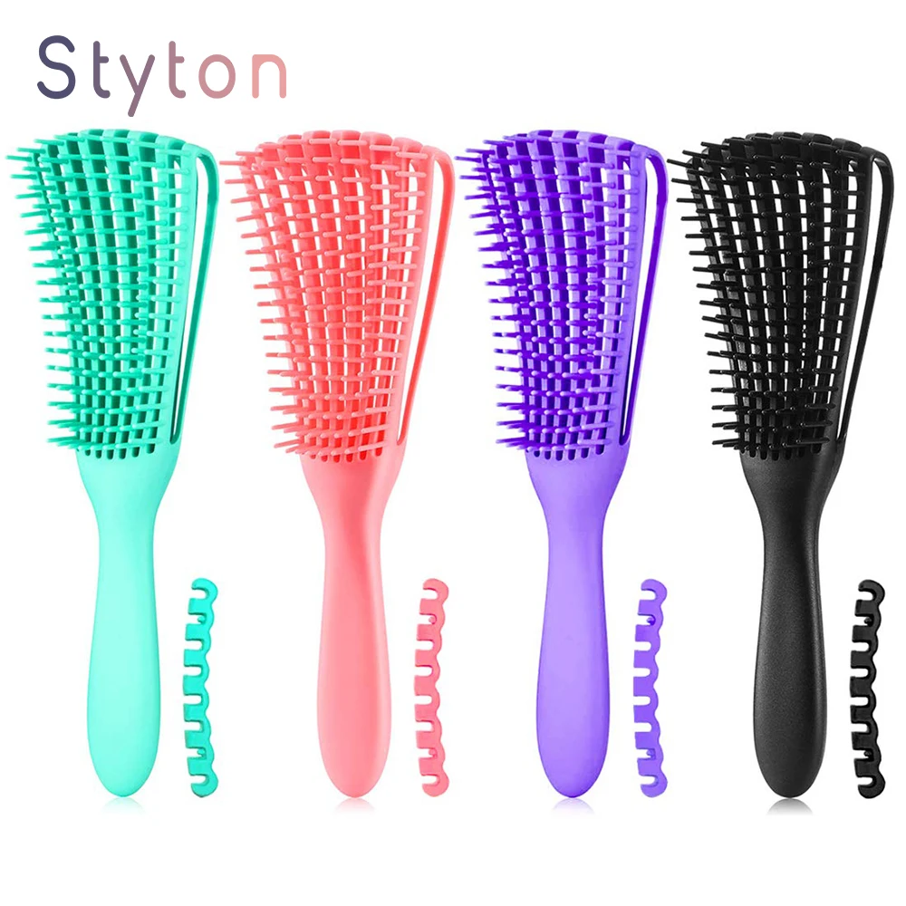 

Styton Hair Comb Massage Scalp Eight Claw Care Hair Brush Hairdressing Detangling Brush Professional Straightening Brush