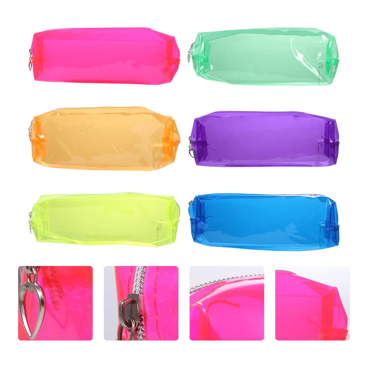 

Case Bag Clear Pouch Pen Storage Zipper Waterproof File Bill Pouches Invoice Cosmeticstationery Student Makeup Box Portable