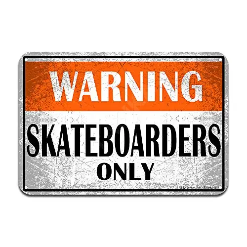 

Предупреждение Skateboarders, только Железный постер, картина, жестяной знак, винтажный Настенный декор для кафе, бара, паба, домашние украшения для пива