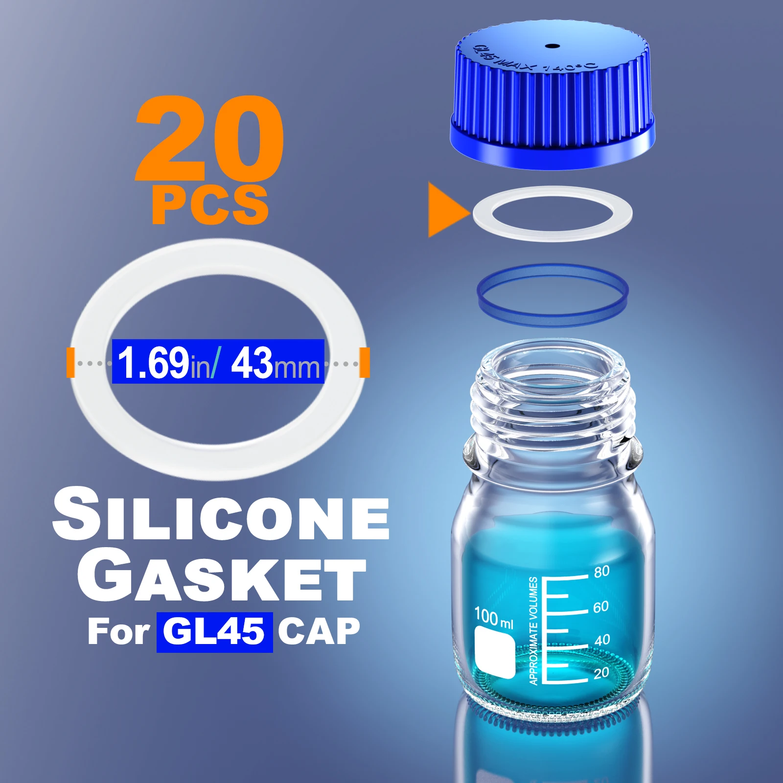 

Ks-Tek GL45 GL25 GL32 Силиконовые септы для GL CAP