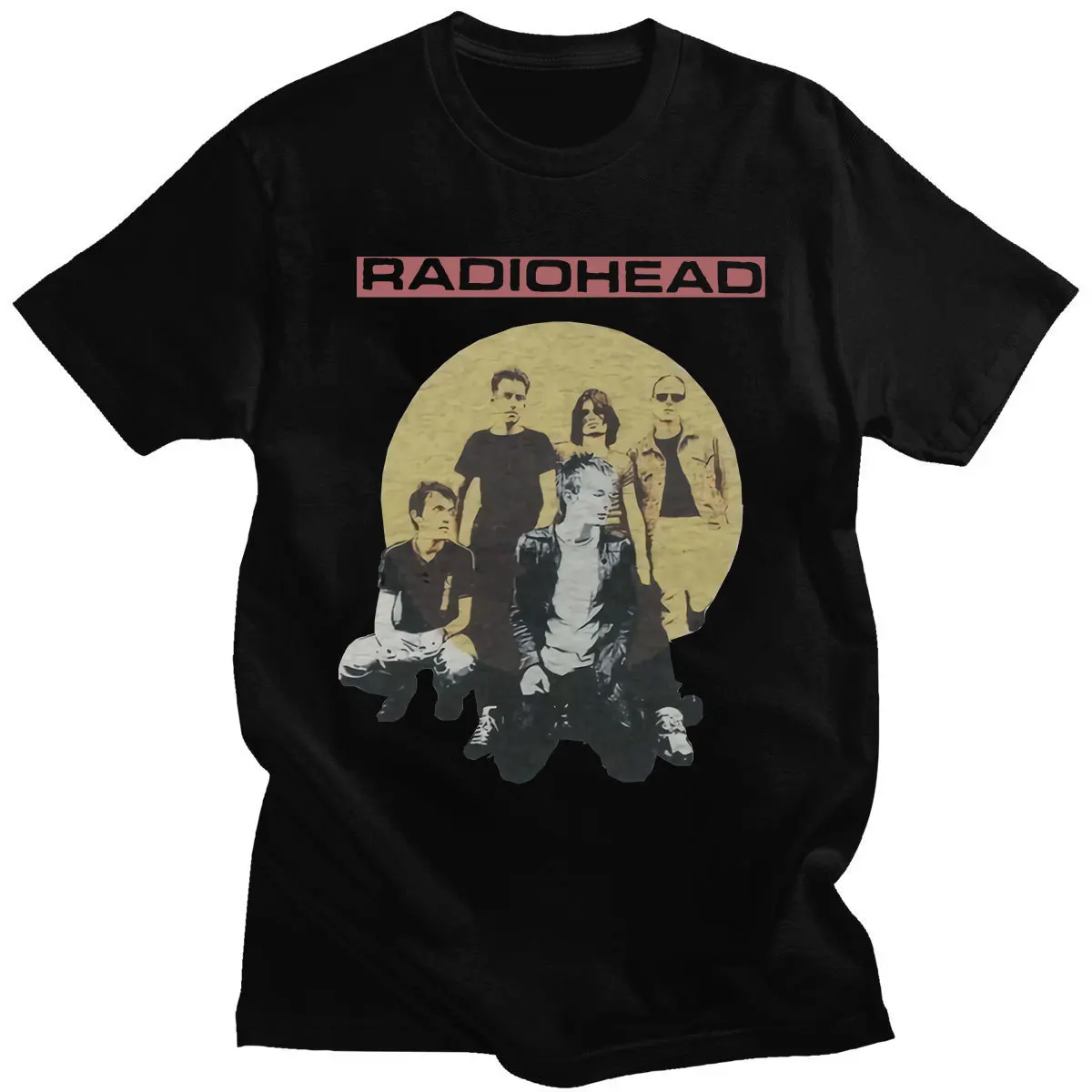 

Radiohead Alternative Rock Band Creep Music Retro Men Women T Shirt Short Sleeve T-shirt Harajuku Hip Hop Oversized Tee Shirt