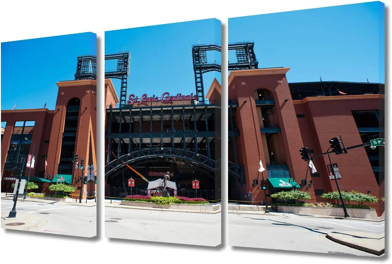 3 шт. настенные картины на холсте стадион | Дом и сад