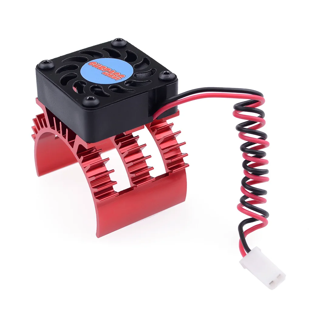 Surpass hobby 30x30mm motro cooling fan with heat sink for 540 550 brushed 3650 3660 brushless motor wltoys 144001 124019 104001
