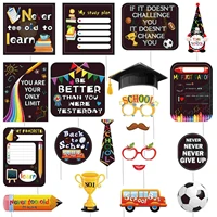 20pcs back to school party decorations first day of school photo booth props photo props for teacher appreciation