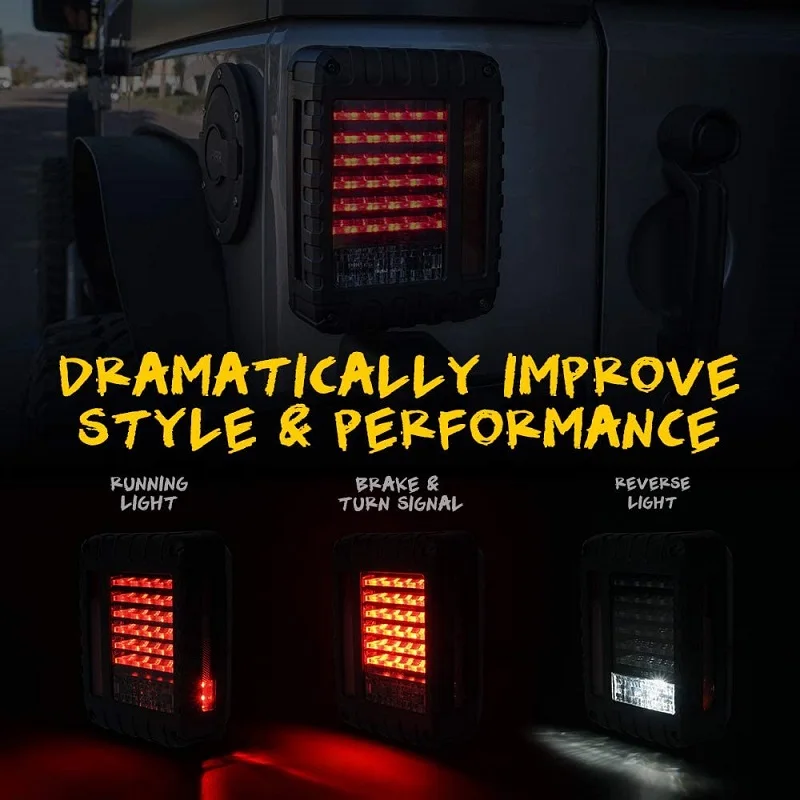 2 шт. 12 В автомобильные светодиодные задние фонари в сборе указатели поворота