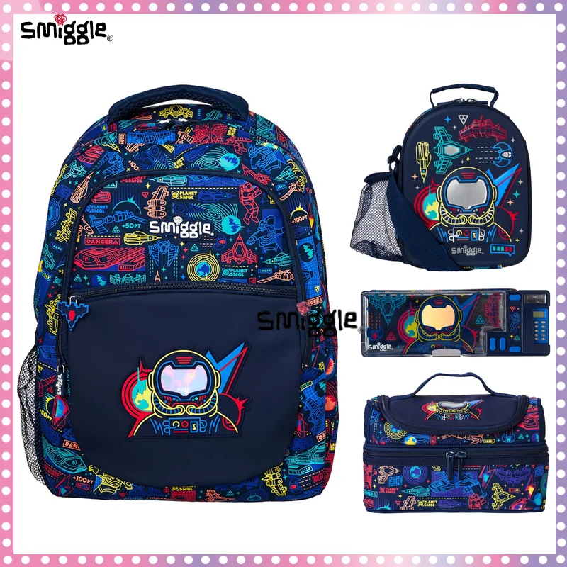 Новинка австралийский рюкзак Smiggle школьный портфель с астронавтом набор