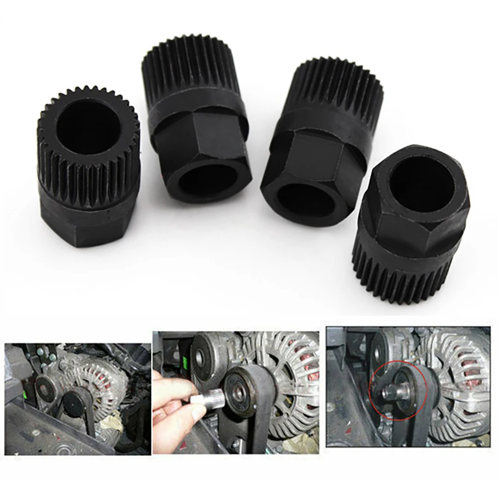 

1Set Pulley Removal Tool Alternator Socket with 33 Splines for VW 1994 Newer Golf III Vento Passat Audi A3 TT Porsche