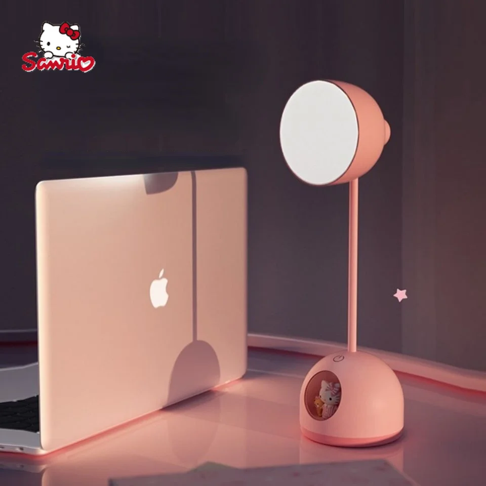 

Sanrio Hello Kitty children's learning eye protection LED rechargeable three-speed control touch switch bedside lamp