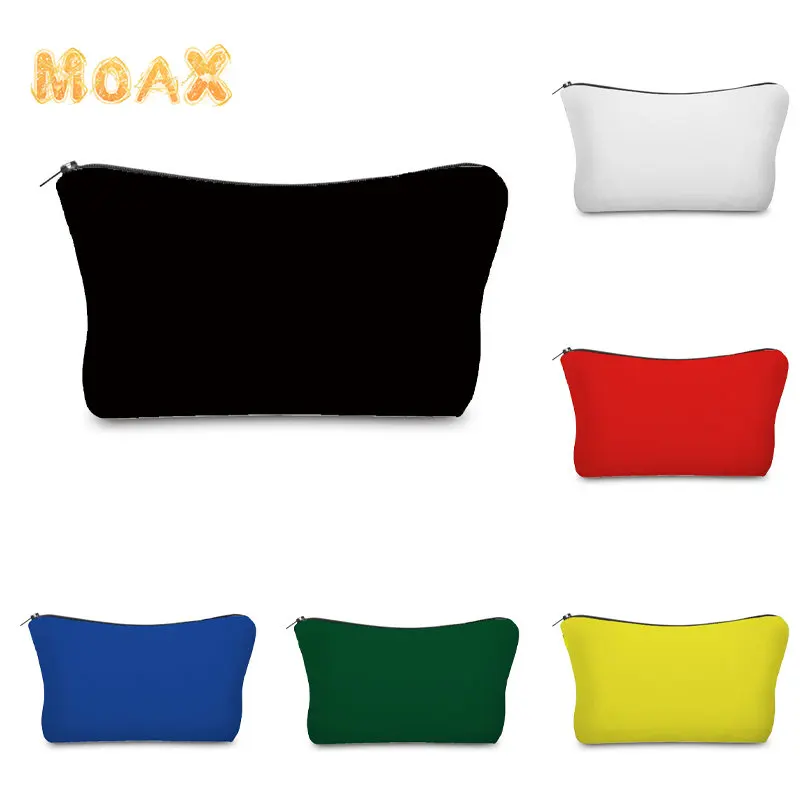 

Solid Color Cosmetic Bags Classics Women Bag for Printing Toiletry Bag Waterproof Makeup Bag Portable Organizer Storage Bag