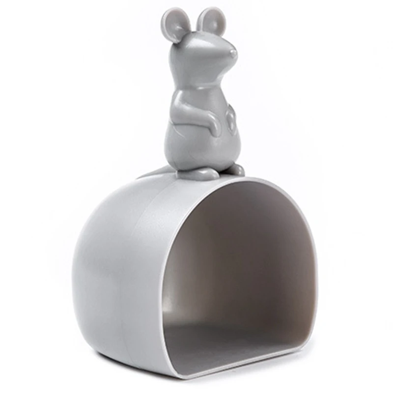 

1Pcs Plastic Mouse Shape Rice Measuring Cup Water Spoon Cereal Rice Shovel Scoop Creative Home Kitchen Gadgets & Tools