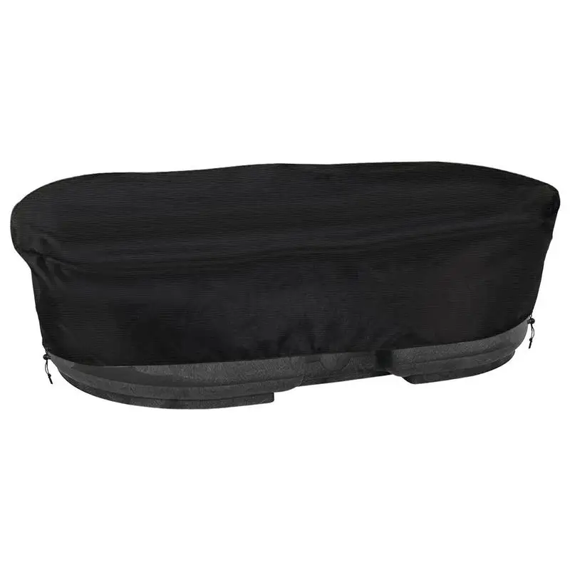 

Waterproof Stock Tank Cover Rain Barrel Cover UV Resistant 210D Oxford Drawstring Design Stock Tank Cover To Keep Leaves Out