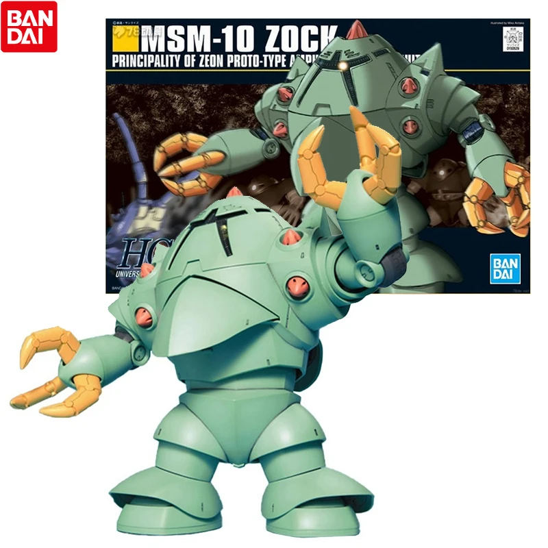 

Bandai Genuine Gundam Model Kit Anime Figure HGUC 1/144 MSN-10 Zock Collection Gunpla Anime Action Figure Toys for Children