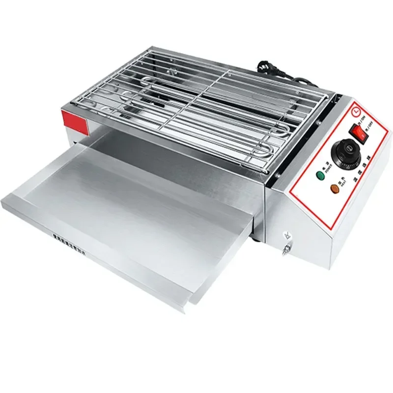 Электрическая духовка 2500 Вт бытовая печь для барбекю коммерческая бездымная