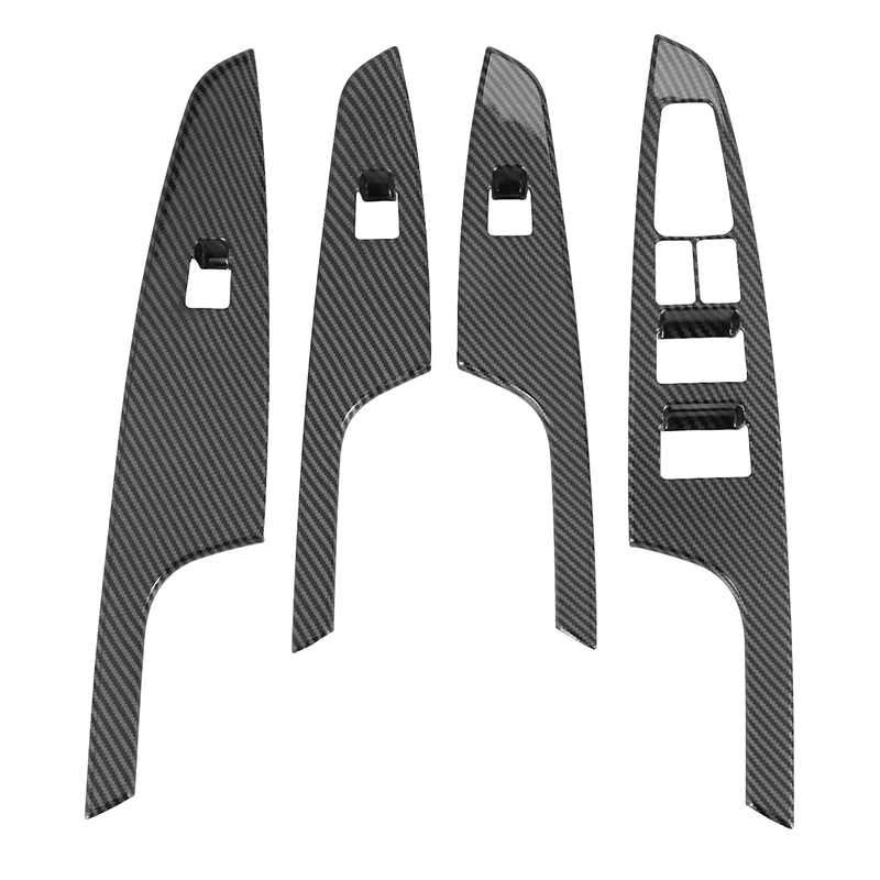 

ABS Chrome Door Window Glass Panel Armrest Lift Switch Button Cover Trim for Hyundai Tucson 2015-2019 Car Accessories Car Parts