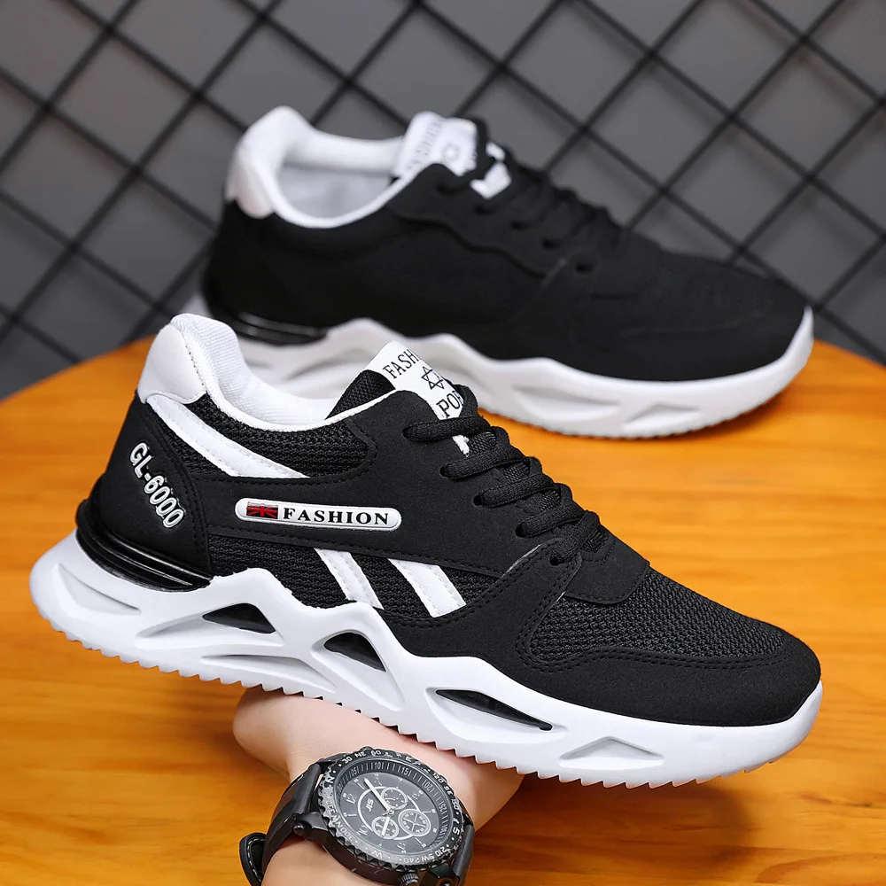 Men's Casual Shoes 2022 Winter New Sports Shoes Fashion Korean Style Flying Shoes Men's Shoes Sneakers Men  Men Shoes