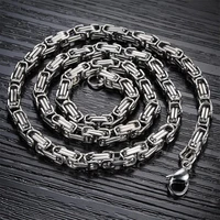 yw gairu trend hip hop haprap 316 stainless steel mens chains retro punk gold male thick necklace jewelry on the neck